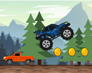 Monster truck 2D versenyzõs HTML5 játék