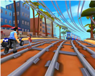 Railway runner-3D versenyzs HTML5 jtk