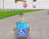 Wheel chair race jtk