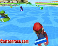 Mario jetski race versenyzs jtkok
